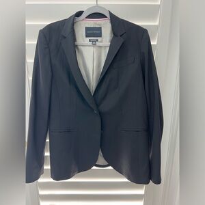 Banana Republic Size 14 Lined Blazer  black. Excellent condition.